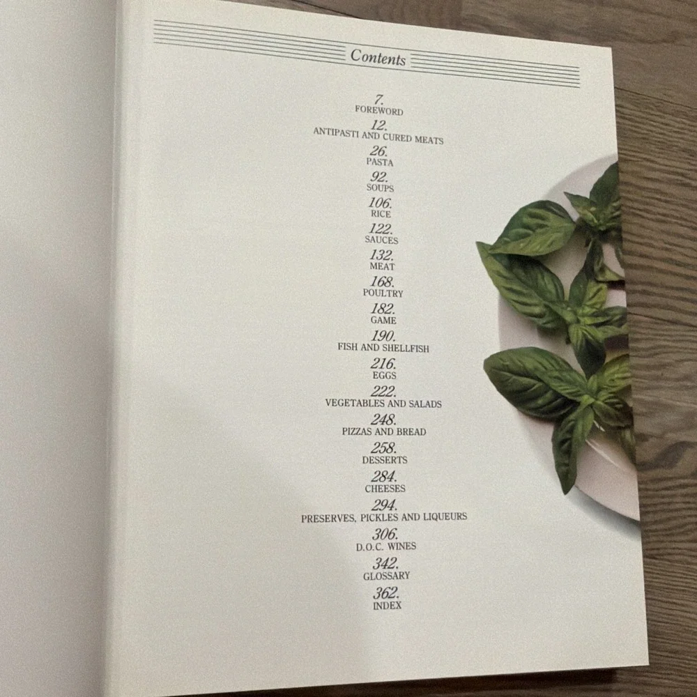 The‎ Great Italian Cookbook Hardcover Dust Jacket 1987